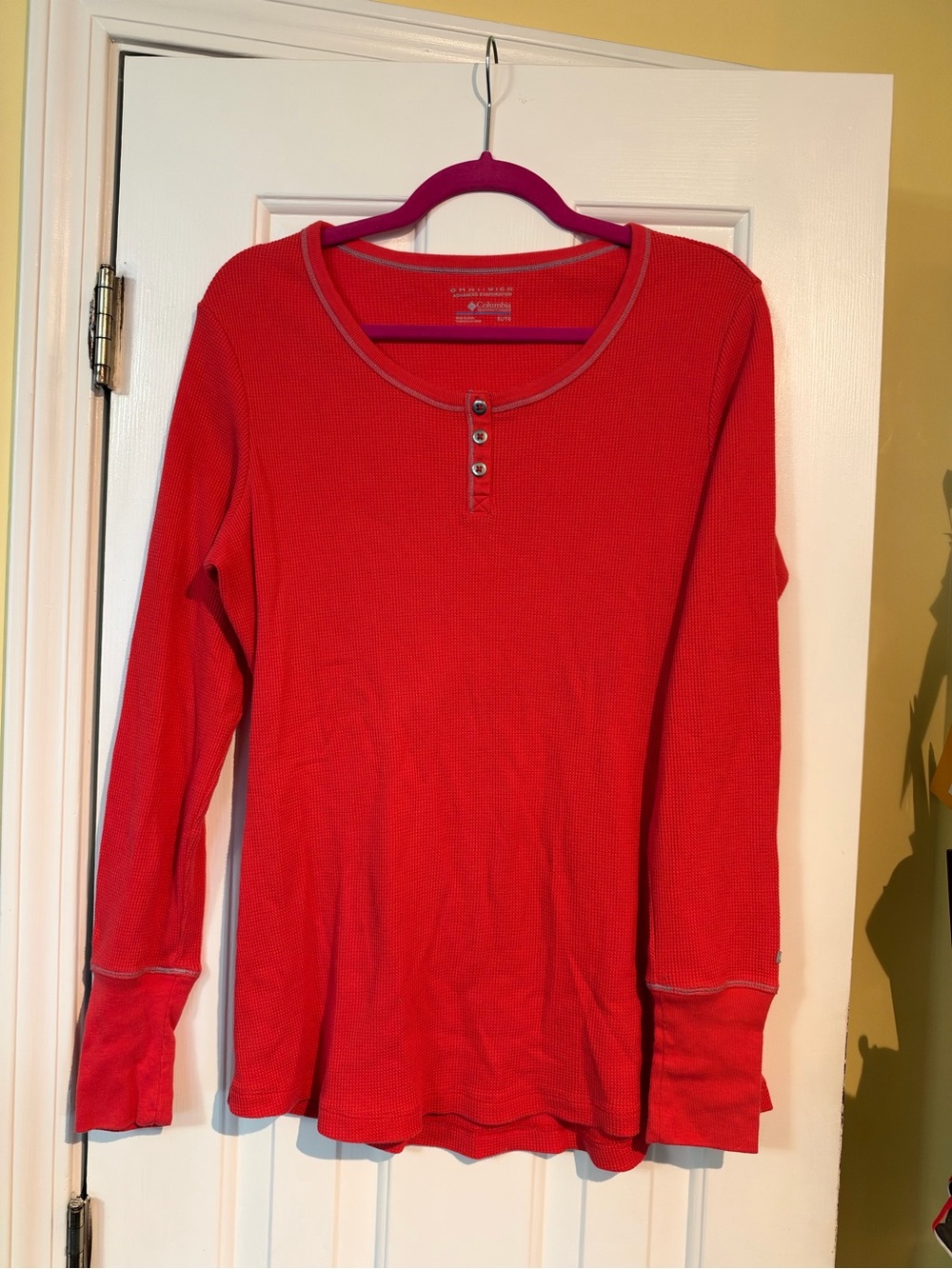 Columbia Coral Thermal Henley Long-Sleeve Top